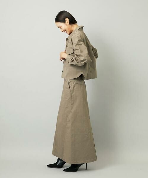 Maison de CINQ / メゾン ドゥ サンク ロング・マキシ丈スカート | [小さいサイズ][セットアップ対応]チノAラインスカート | 詳細17