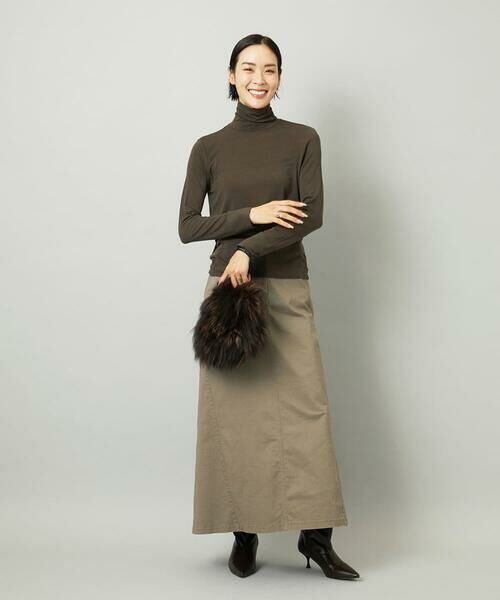 Maison de CINQ / メゾン ドゥ サンク ロング・マキシ丈スカート | [小さいサイズ][セットアップ対応]チノAラインスカート | 詳細19
