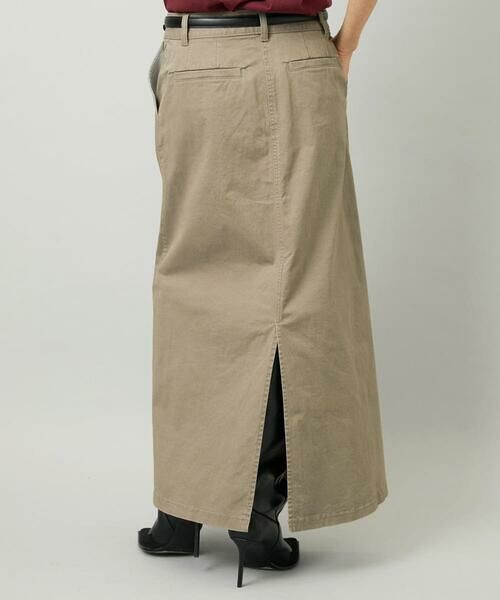 Maison de CINQ / メゾン ドゥ サンク ロング・マキシ丈スカート | [小さいサイズ][セットアップ対応]チノAラインスカート | 詳細2