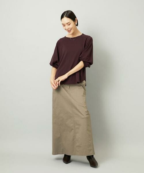 Maison de CINQ / メゾン ドゥ サンク ロング・マキシ丈スカート | [小さいサイズ][セットアップ対応]チノAラインスカート | 詳細25