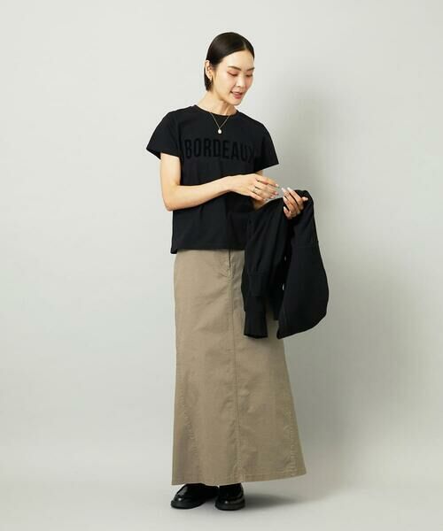 Maison de CINQ / メゾン ドゥ サンク ロング・マキシ丈スカート | [小さいサイズ][セットアップ対応]チノAラインスカート | 詳細29