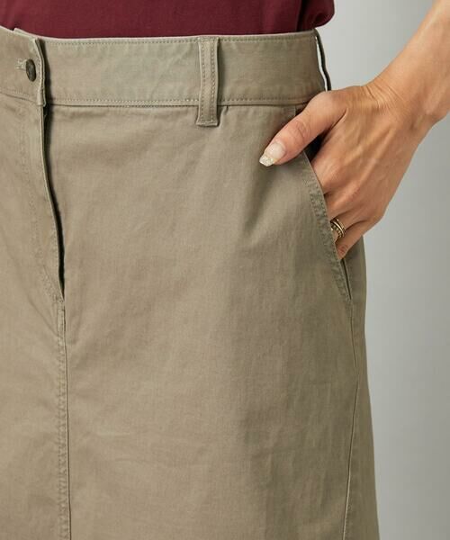 Maison de CINQ / メゾン ドゥ サンク ロング・マキシ丈スカート | [小さいサイズ][セットアップ対応]チノAラインスカート | 詳細7