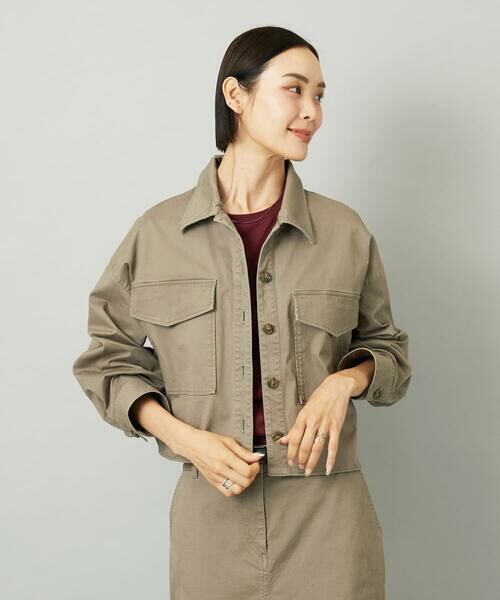Maison de CINQ / メゾン ドゥ サンク Gジャン・デニムジャケット | [小さいサイズ][セットアップ対応]チノダブルポケットブルゾン | 詳細10