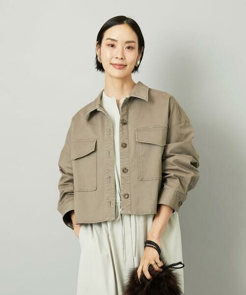 Maison de CINQ / メゾン ドゥ サンク Gジャン・デニムジャケット | [小さいサイズ][セットアップ対応]チノダブルポケットブルゾン | 詳細12