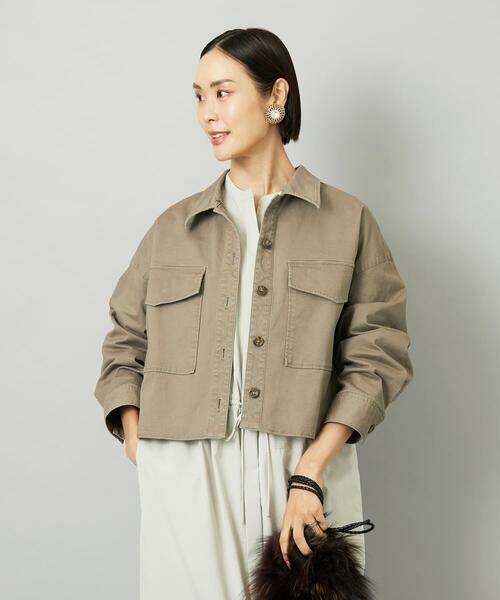 Maison de CINQ / メゾン ドゥ サンク Gジャン・デニムジャケット | [小さいサイズ][セットアップ対応]チノダブルポケットブルゾン | 詳細13