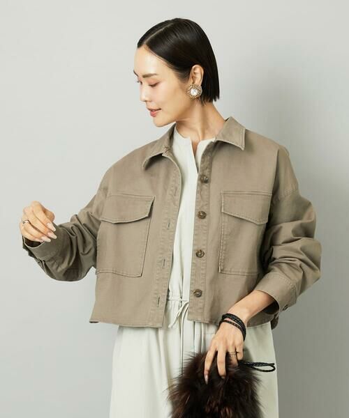 Maison de CINQ / メゾン ドゥ サンク Gジャン・デニムジャケット | [小さいサイズ][セットアップ対応]チノダブルポケットブルゾン | 詳細14