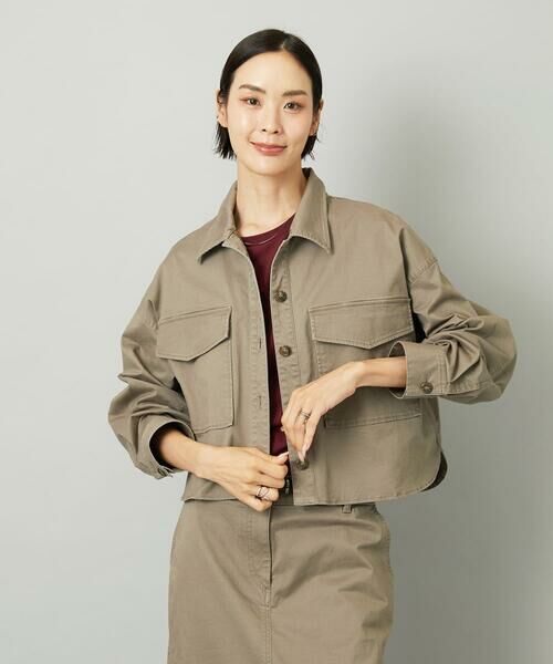 Maison de CINQ / メゾン ドゥ サンク Gジャン・デニムジャケット | [小さいサイズ][セットアップ対応]チノダブルポケットブルゾン | 詳細9