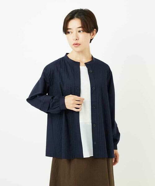 Maison de CINQ / メゾン ドゥ サンク シャツ・ブラウス | コットンローンピンタックブラウス | 詳細2