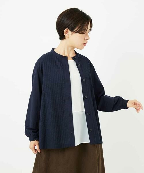 Maison de CINQ / メゾン ドゥ サンク シャツ・ブラウス | コットンローンピンタックブラウス | 詳細3