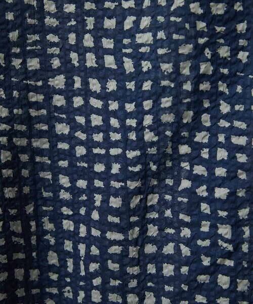 Maison de CINQ / メゾン ドゥ サンク シャツ・ブラウス | [日本製]ミラクルウェーブブロックプリントブラウス | 詳細11