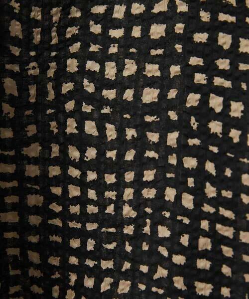 Maison de CINQ / メゾン ドゥ サンク シャツ・ブラウス | [日本製]ミラクルウェーブブロックプリントブラウス | 詳細12