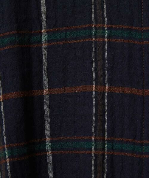 Maison de CINQ / メゾン ドゥ サンク シャツ・ブラウス | [日本製]二重織チェック前開きブラウス | 詳細14