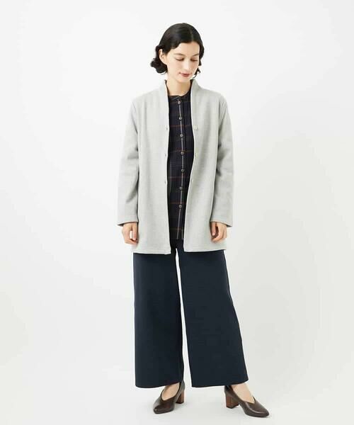 Maison de CINQ / メゾン ドゥ サンク シャツ・ブラウス | [日本製]二重織チェック前開きブラウス | 詳細29