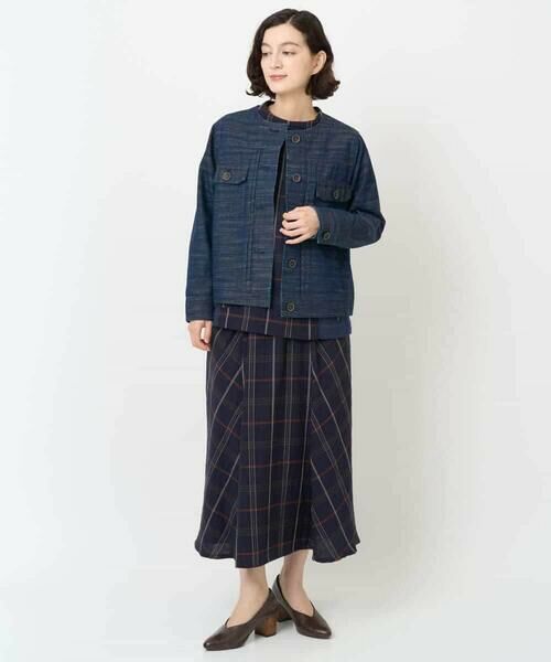 Maison de CINQ / メゾン ドゥ サンク シャツ・ブラウス | [日本製]二重織チェックプルオーバーブラウス | 詳細17