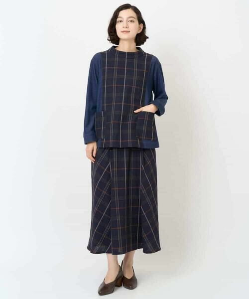 Maison de CINQ / メゾン ドゥ サンク シャツ・ブラウス | [日本製]二重織チェックプルオーバーブラウス | 詳細18