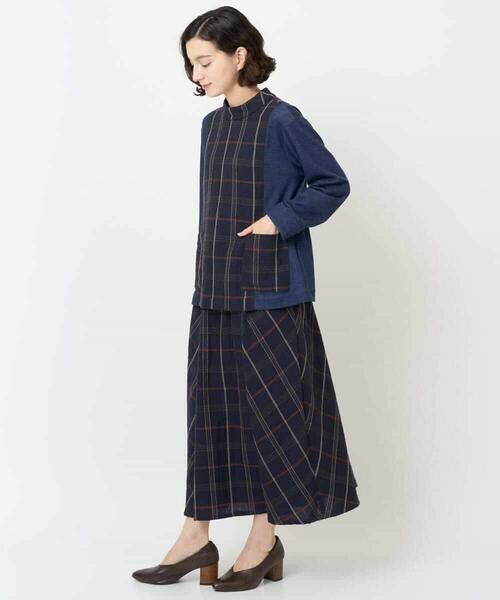 Maison de CINQ / メゾン ドゥ サンク シャツ・ブラウス | [日本製]二重織チェックプルオーバーブラウス | 詳細19