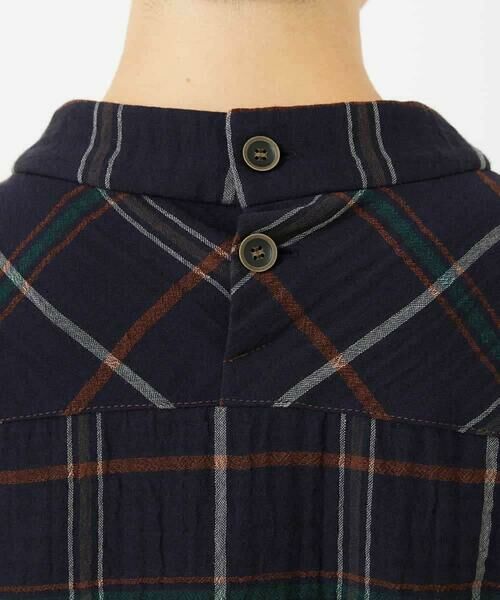 Maison de CINQ / メゾン ドゥ サンク シャツ・ブラウス | [日本製]二重織チェックプルオーバーブラウス | 詳細5