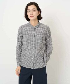 Maison de CINQ / メゾン ドゥ サンク シャツ・ブラウス | [日本製]ヘリンボンシャーリングブラウス