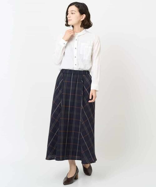 Maison de CINQ / メゾン ドゥ サンク シャツ・ブラウス | [日本製]ヘリンボンシャーリングブラウス | 詳細29