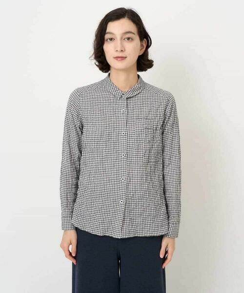 Maison de CINQ / メゾン ドゥ サンク シャツ・ブラウス | [日本製]ヘリンボンシャーリングブラウス | 詳細4