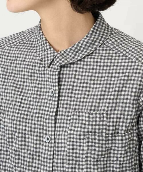 Maison de CINQ / メゾン ドゥ サンク シャツ・ブラウス | [日本製]ヘリンボンシャーリングブラウス | 詳細7