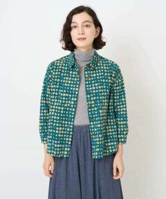 Maison de CINQ / メゾン ドゥ サンク シャツ・ブラウス | [日本製]塩縮イレギュラードットブラウス