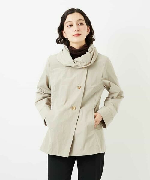 Maison de CINQ / メゾン ドゥ サンク その他アウター | クリーミータフタショート丈コート | 詳細4