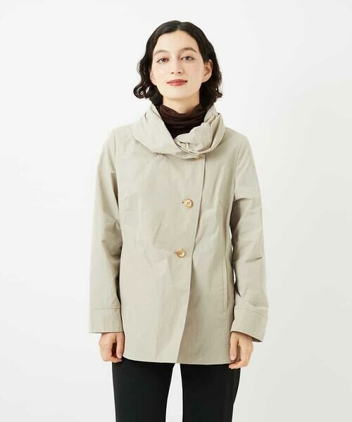 Maison de CINQ / メゾン ドゥ サンク その他アウター | クリーミータフタショート丈コート | 詳細5