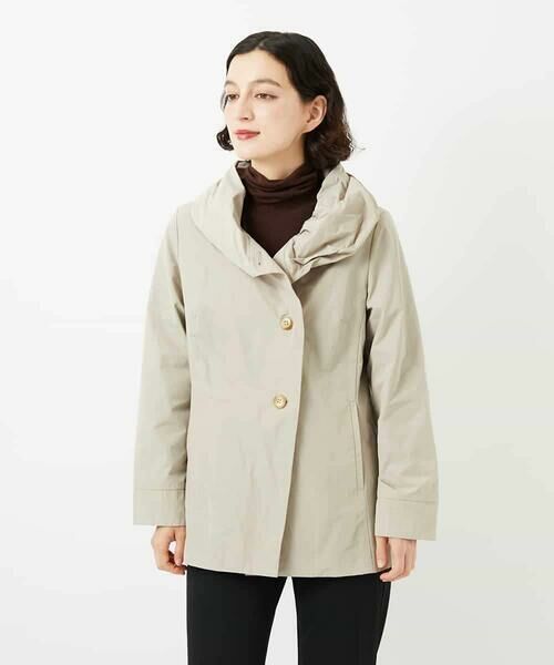 Maison de CINQ / メゾン ドゥ サンク その他アウター | クリーミータフタショート丈コート | 詳細7