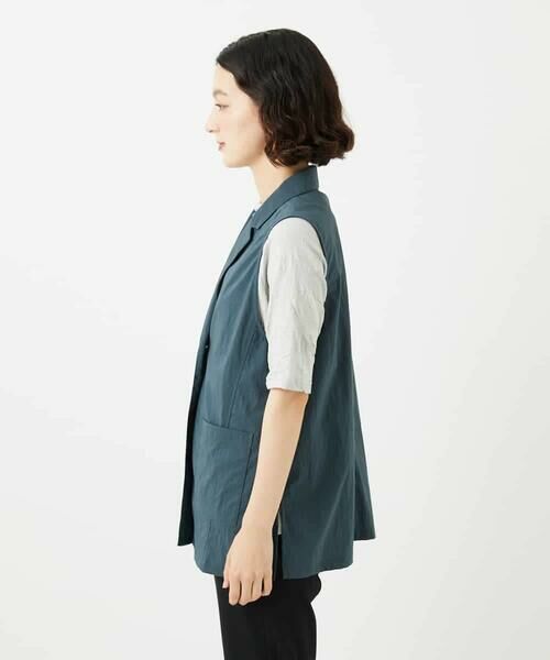 Maison de CINQ / メゾン ドゥ サンク ベスト | ナイロンストレッチテーラードカラージレ | 詳細13