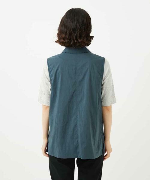 Maison de CINQ / メゾン ドゥ サンク ベスト | ナイロンストレッチテーラードカラージレ | 詳細14