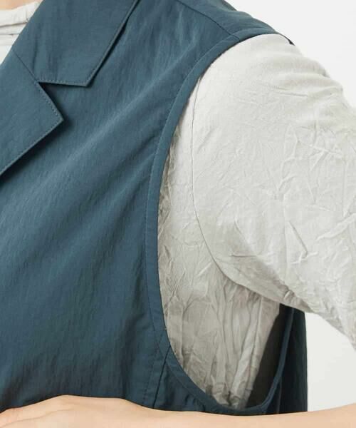 Maison de CINQ / メゾン ドゥ サンク ベスト | ナイロンストレッチテーラードカラージレ | 詳細16