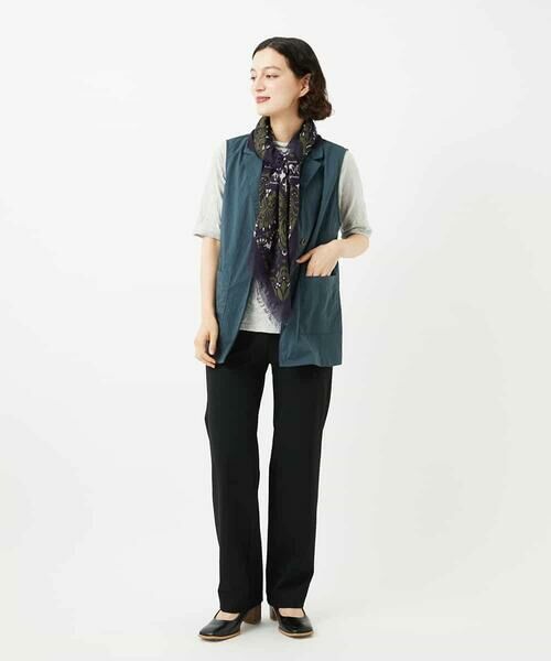 Maison de CINQ / メゾン ドゥ サンク ベスト | ナイロンストレッチテーラードカラージレ | 詳細27