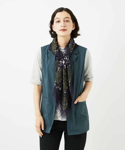 Maison de CINQ / メゾン ドゥ サンク ベスト | ナイロンストレッチテーラードカラージレ | 詳細6