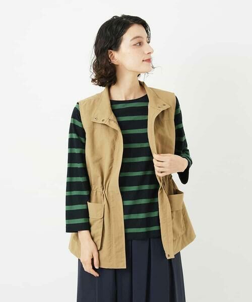 Maison de CINQ / メゾン ドゥ サンク ベスト | ナイロンタスランジレ | 詳細8