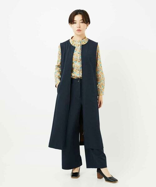 Maison de CINQ / メゾン ドゥ サンク ロング・マキシ丈スカート | [セットアップ対応]デニムジャージージャンパースカート | 詳細1