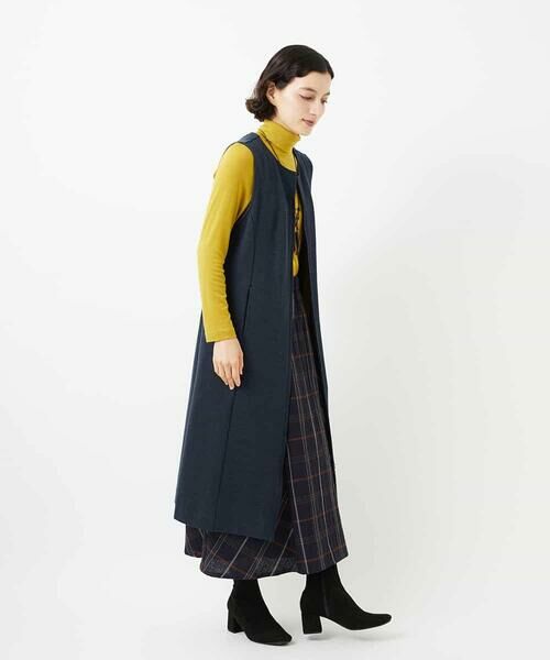 Maison de CINQ / メゾン ドゥ サンク ロング・マキシ丈スカート | [セットアップ対応]デニムジャージージャンパースカート | 詳細22