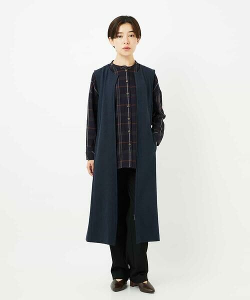 Maison de CINQ / メゾン ドゥ サンク ロング・マキシ丈スカート | [セットアップ対応]デニムジャージージャンパースカート | 詳細5