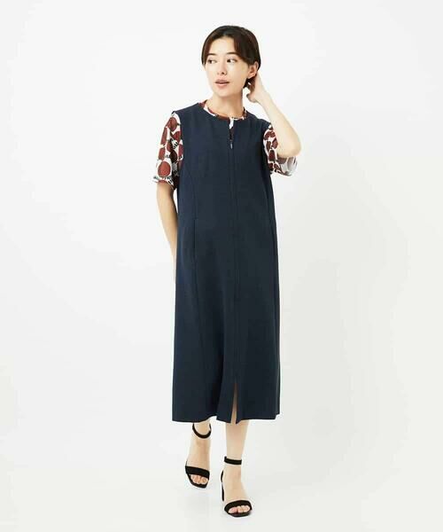 Maison de CINQ / メゾン ドゥ サンク ロング・マキシ丈スカート | [セットアップ対応]デニムジャージージャンパースカート | 詳細7