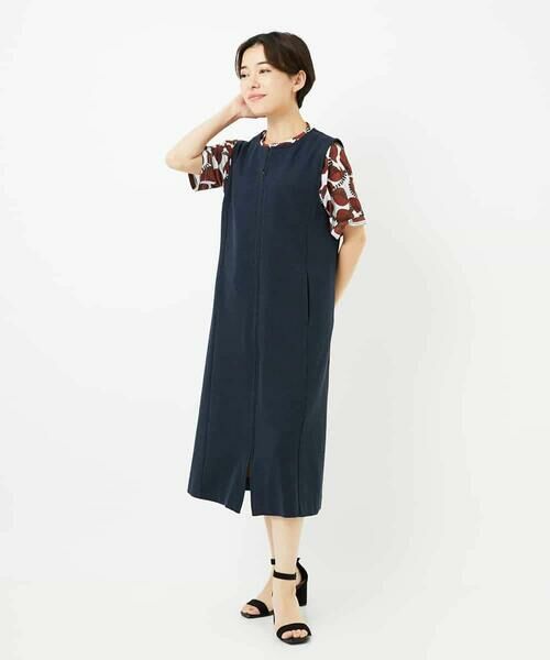 Maison de CINQ / メゾン ドゥ サンク ロング・マキシ丈スカート | [セットアップ対応]デニムジャージージャンパースカート | 詳細8