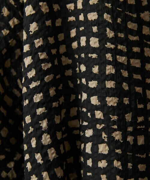 Maison de CINQ / メゾン ドゥ サンク ロング・マキシ丈ワンピース | [日本製]ミラクルウェーブブロックプリントワンピース | 詳細19