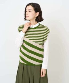 Maison de CINQ / メゾン ドゥ サンク ニット・セーター | シルク混ボーダーニット