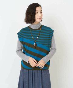 Maison de CINQ / メゾン ドゥ サンク ニット・セーター | シルク混ボーダーニット