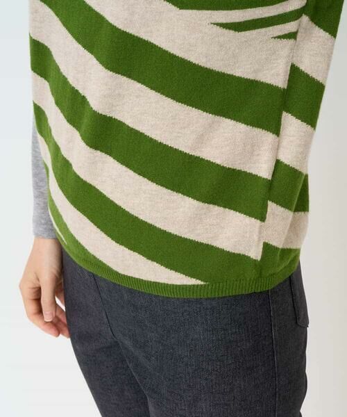 Maison de CINQ / メゾン ドゥ サンク ニット・セーター | シルク混ボーダーニット | 詳細11