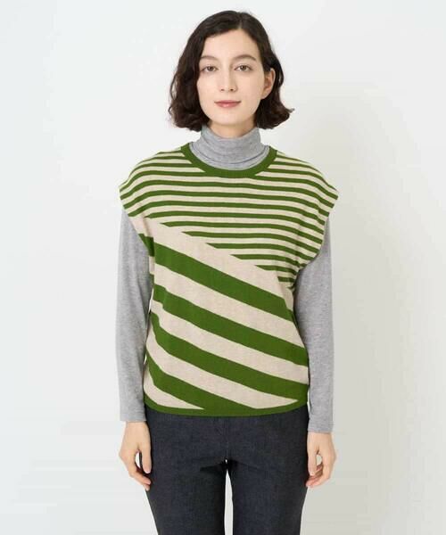 Maison de CINQ / メゾン ドゥ サンク ニット・セーター | シルク混ボーダーニット | 詳細6