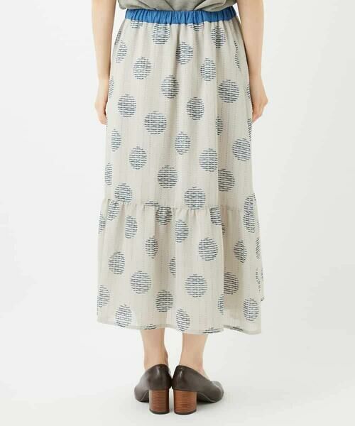 Maison de CINQ / メゾン ドゥ サンク ロング・マキシ丈スカート | [日本製]サッカードットプリントスカート | 詳細6