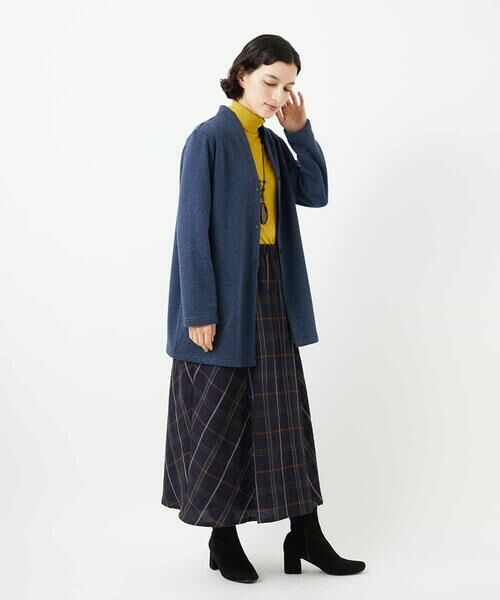 Maison de CINQ / メゾン ドゥ サンク ロング・マキシ丈スカート | [日本製]二重織チェックスカート | 詳細29