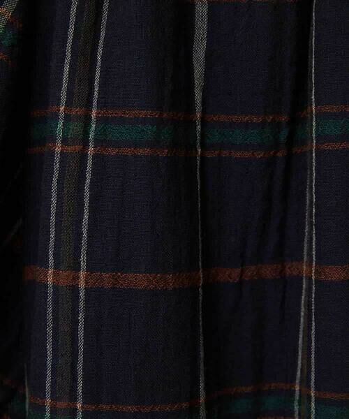 Maison de CINQ / メゾン ドゥ サンク ロング・マキシ丈スカート | [日本製]二重織チェックスカート | 詳細9