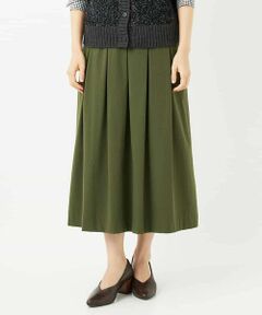 Maison de CINQ / メゾン ドゥ サンク ロング・マキシ丈スカート | [日本製]ナイロンライトクロスストレッチスカート