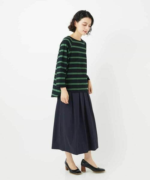 Maison de CINQ / メゾン ドゥ サンク ロング・マキシ丈スカート | [日本製]ナイロンライトクロスストレッチスカート | 詳細18